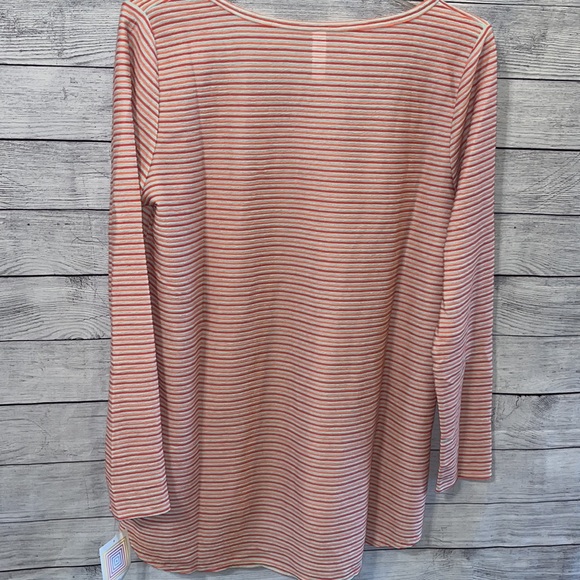 LuLaRoe Lynnae size XL Stripped Long Sleeve Tunic - Picture 4 of 5